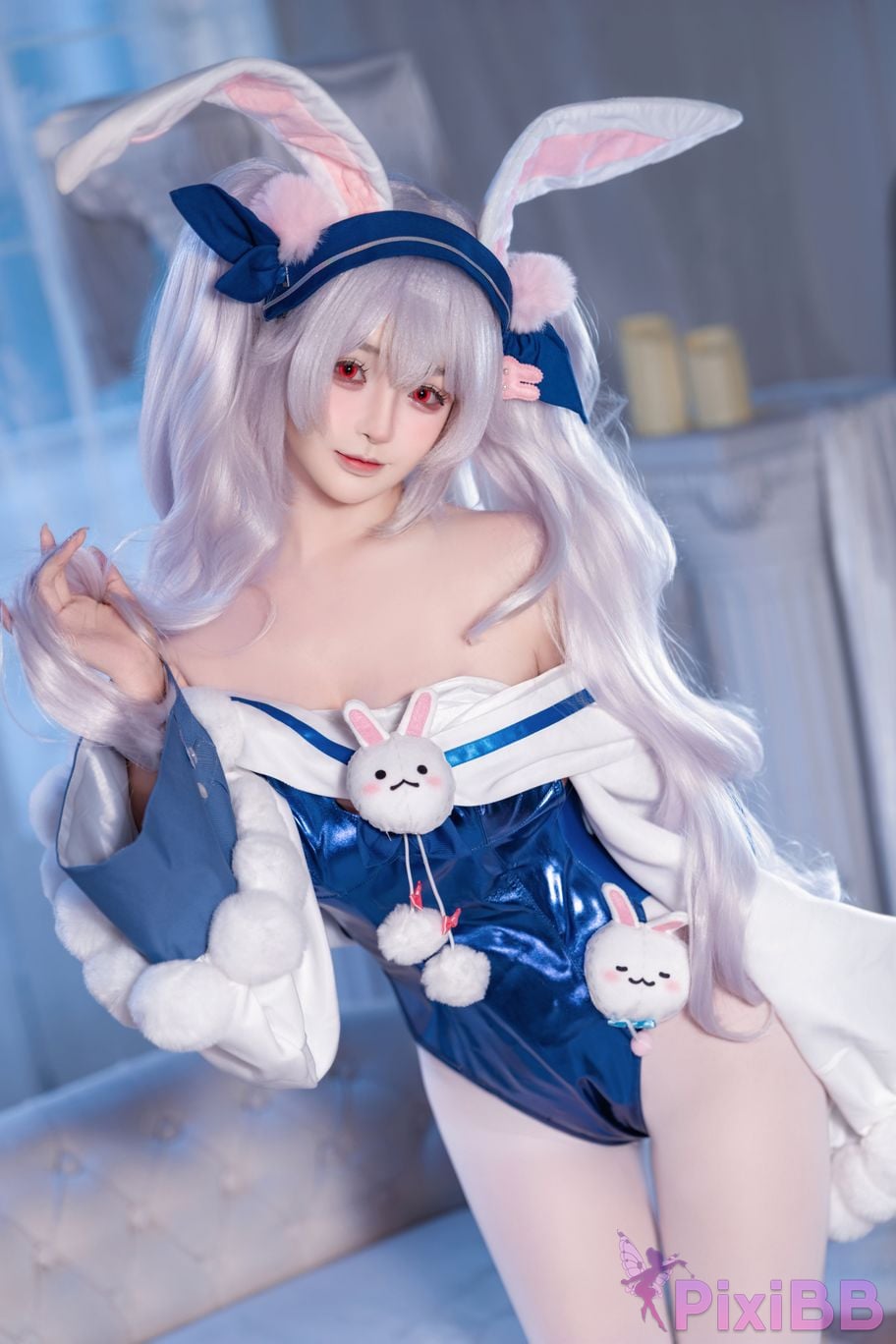 Cosplayer Sakurai Nene azur lane Lafite rabbit modification PixiBB.COM 012