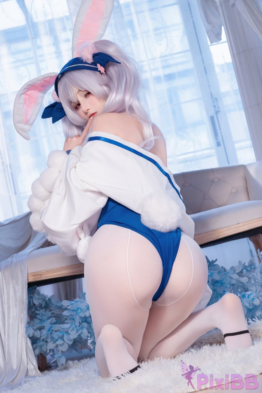 Cosplayer Sakurai Nene azur lane Lafite rabbit modification PixiBB.COM 013
