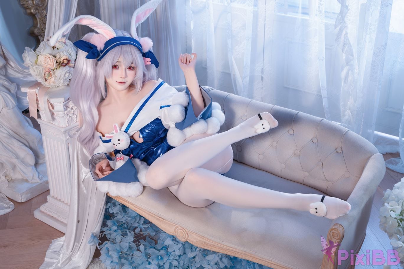 Cosplayer Sakurai Nene azur lane Lafite rabbit modification PixiBB.COM 018