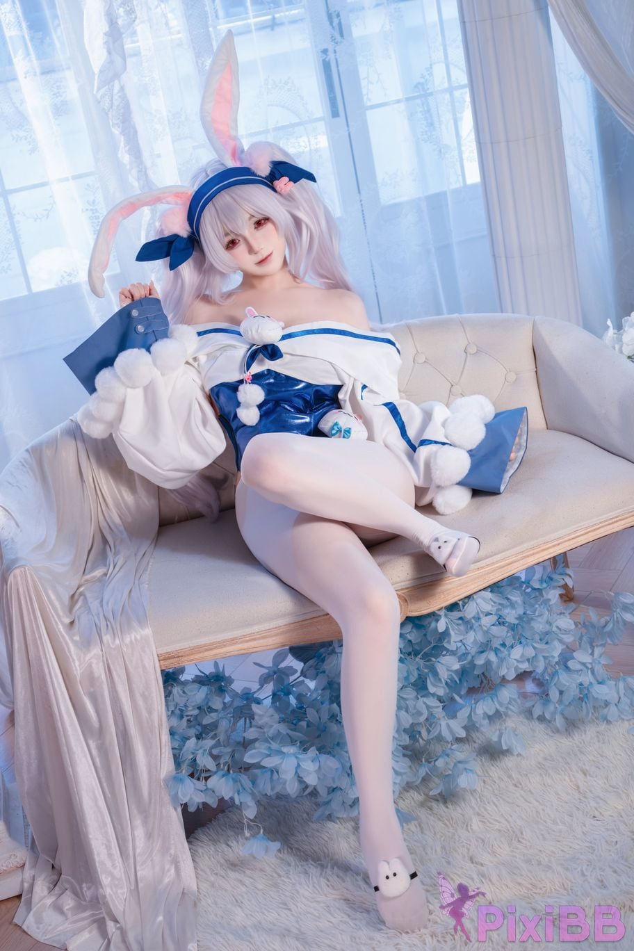 Cosplayer Sakurai Nene azur lane Lafite rabbit modification PixiBB.COM 019