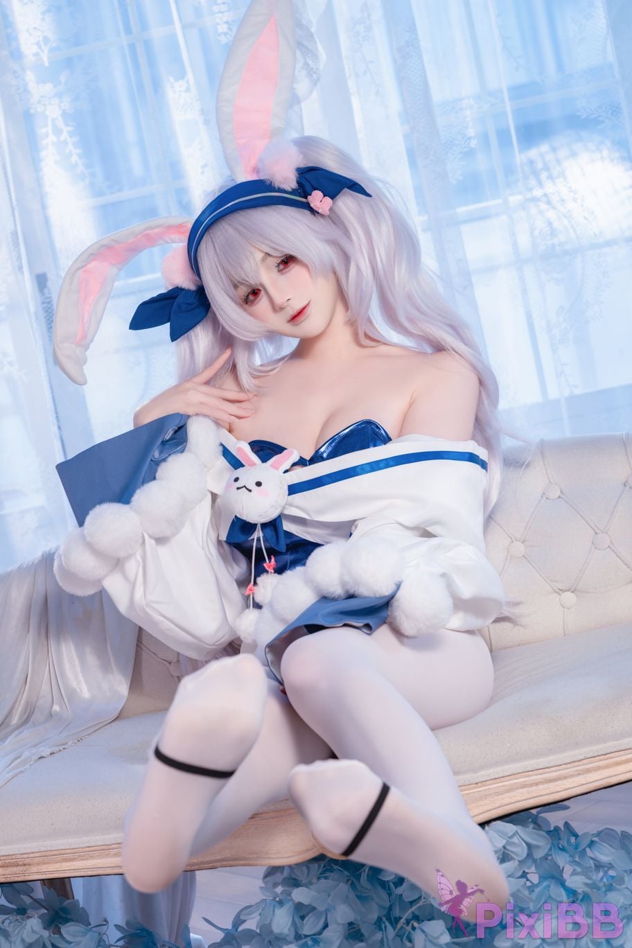Cosplayer Sakurai Nene azur lane Lafite rabbit modification PixiBB.COM 020