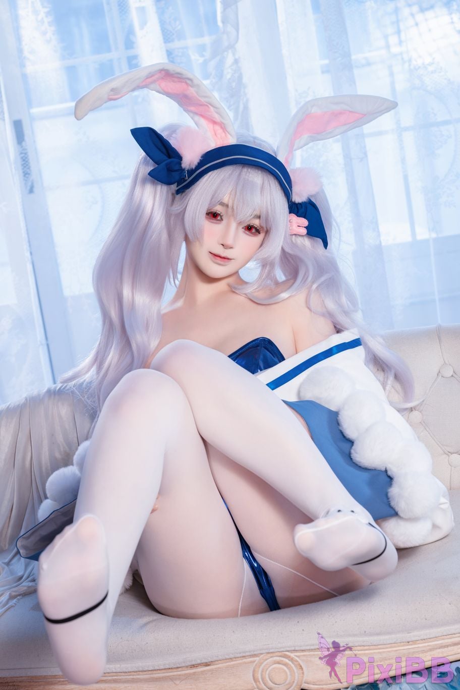 Cosplayer Sakurai Nene azur lane Lafite rabbit modification PixiBB.COM 021
