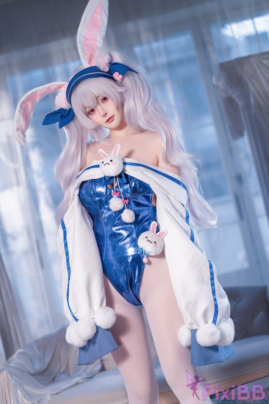 Cosplayer Sakurai Nene azur lane Lafite rabbit modification PixiBB.COM 023