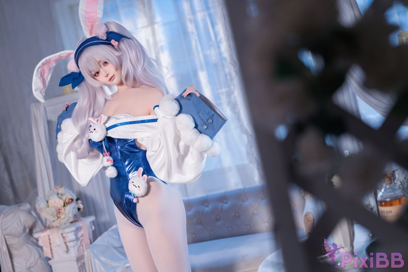 Cosplayer Sakurai Nene azur lane Lafite rabbit modification PixiBB.COM 025
