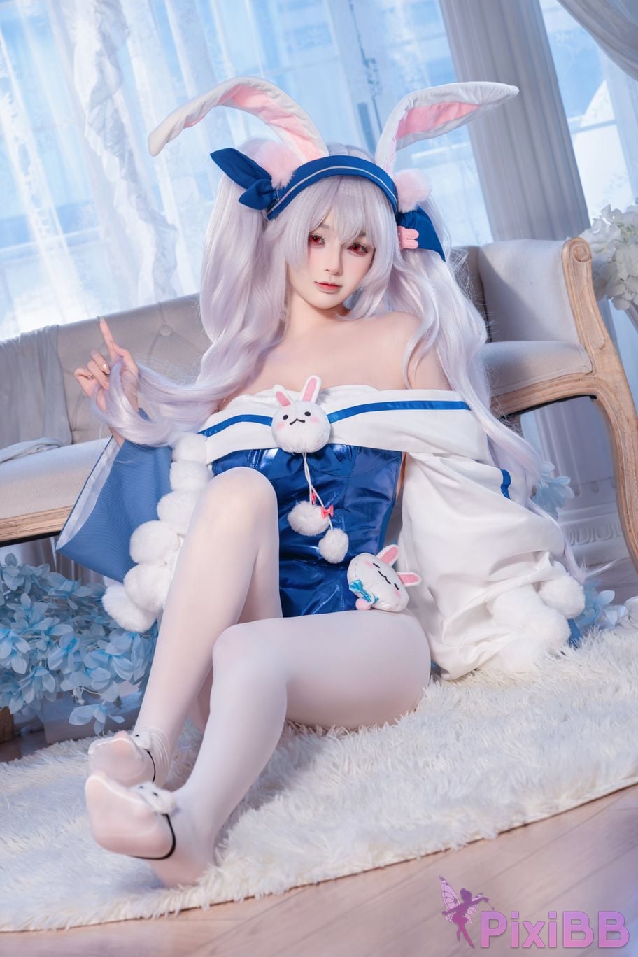 Cosplayer Sakurai Nene azur lane Lafite rabbit modification PixiBB.COM 028