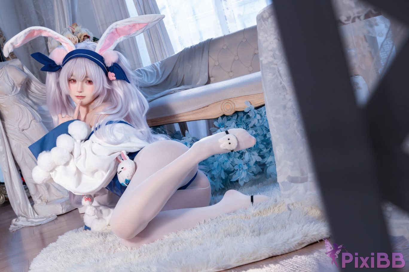 Cosplayer Sakurai Nene azur lane Lafite rabbit modification PixiBB.COM 030