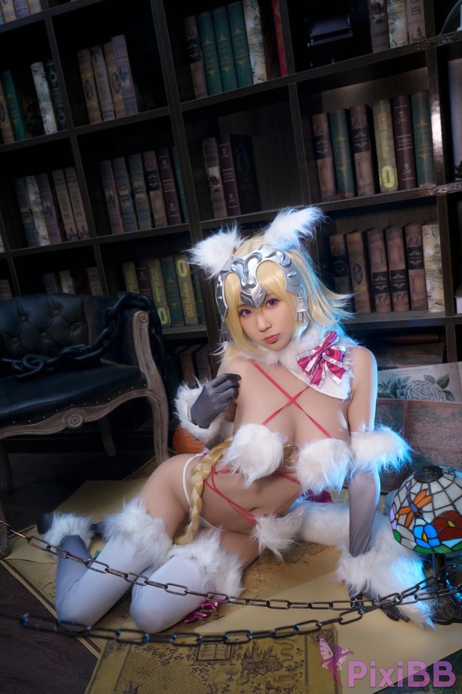 Cosplayer Saionji Nange Black and white Joan of Arc dangerous beast PixiBB.COM 021