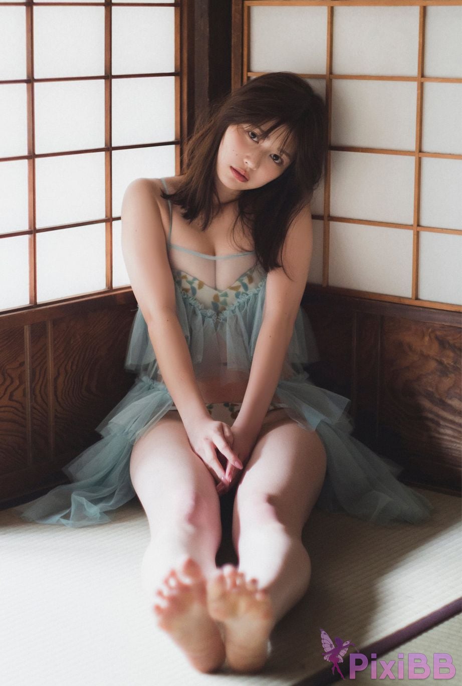 Japanese Idol Yuzuha Saeki EX Popular digital photo collection 84 Butterfly Kiss Innocence that melts the heart PixiBB.COM 037