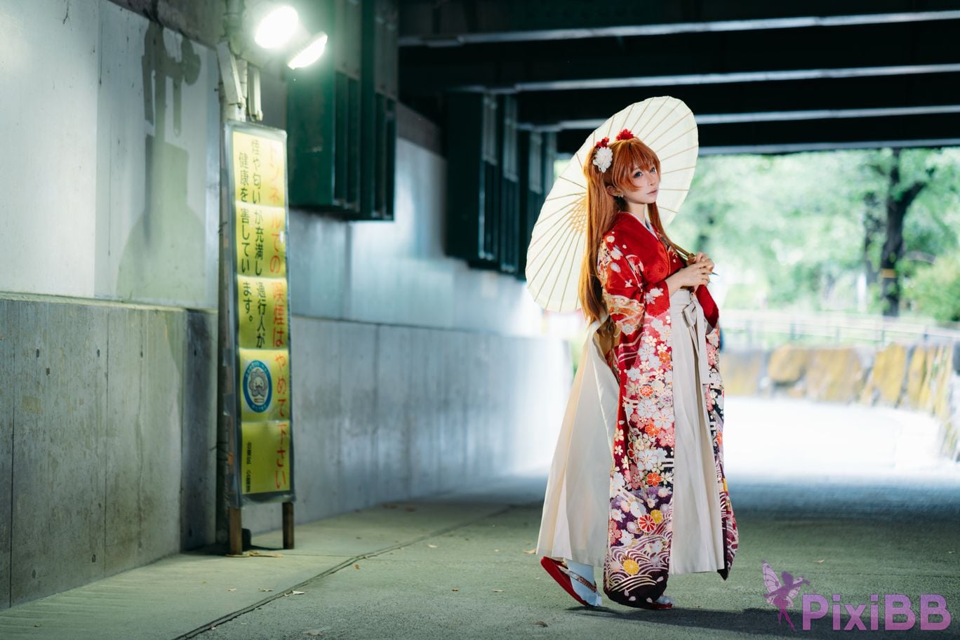 Cosplayer Stupid Momo EVA Asuka Japanese clothes PixiBB.COM 002