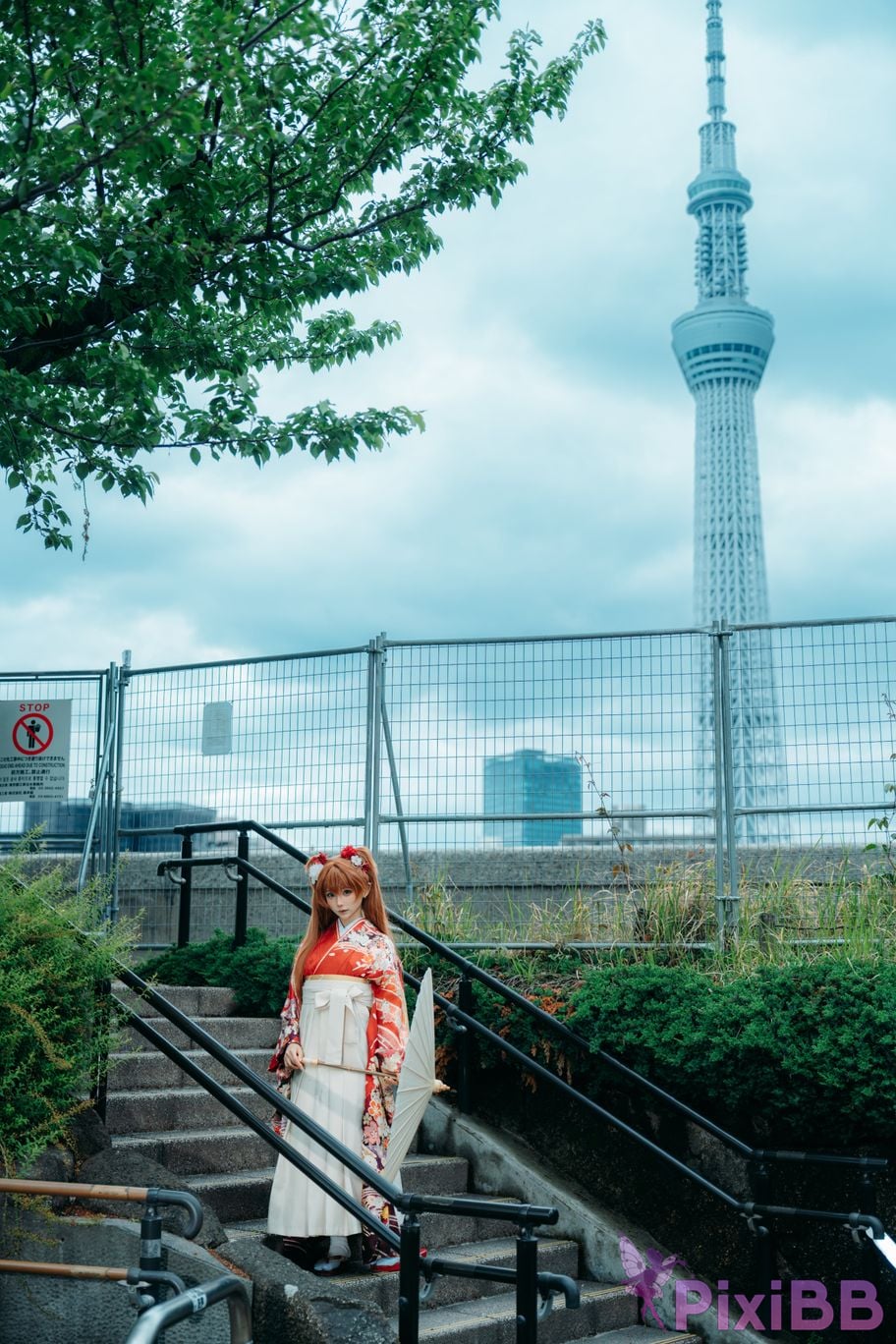 Cosplayer Stupid Momo EVA Asuka Japanese clothes PixiBB.COM 008
