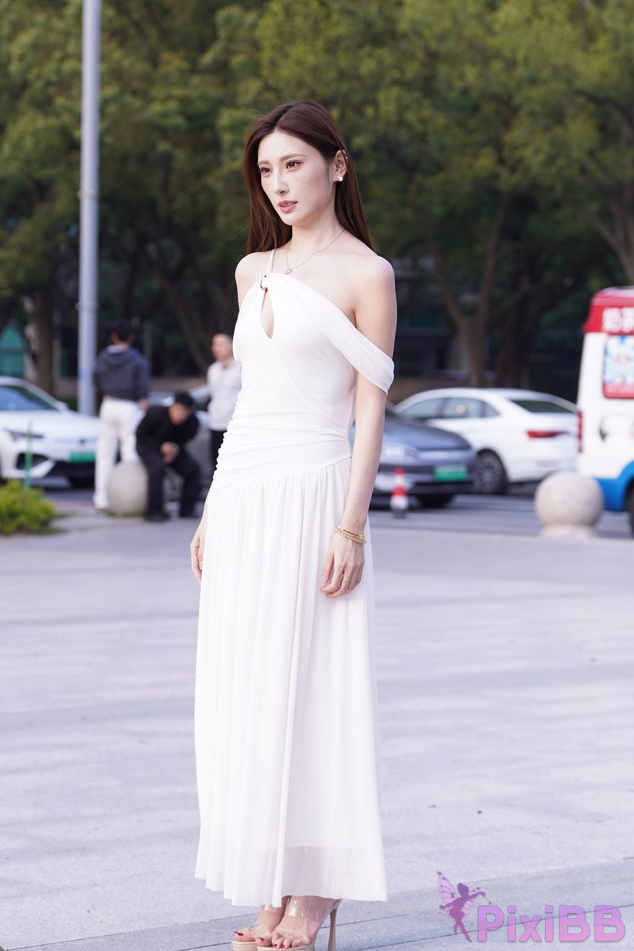 Featured Street Photography Works No.5975 Xiao Yuanbao white dress PixiBB.COM 009