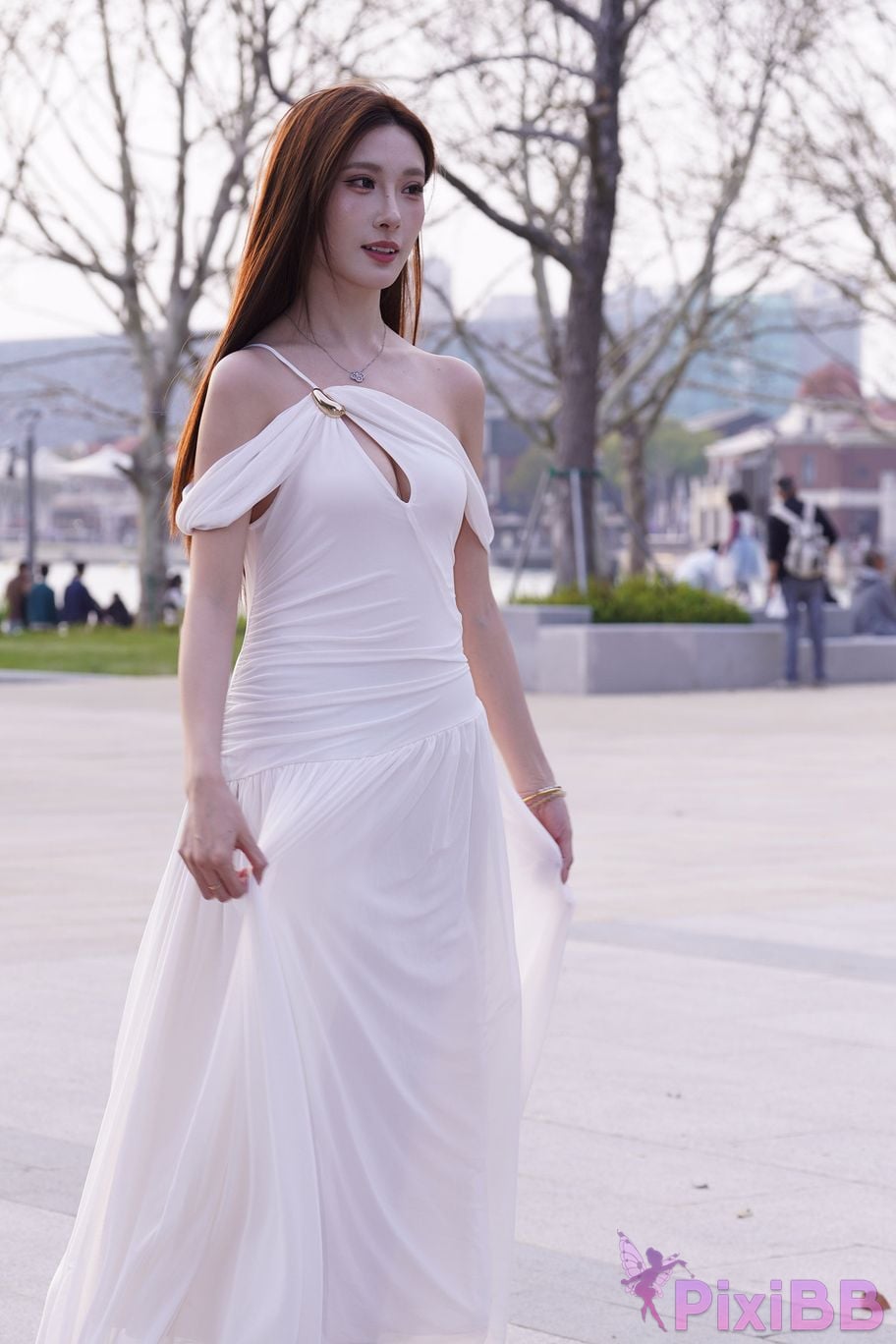 Featured Street Photography Works No.5975 Xiao Yuanbao white dress PixiBB.COM 056