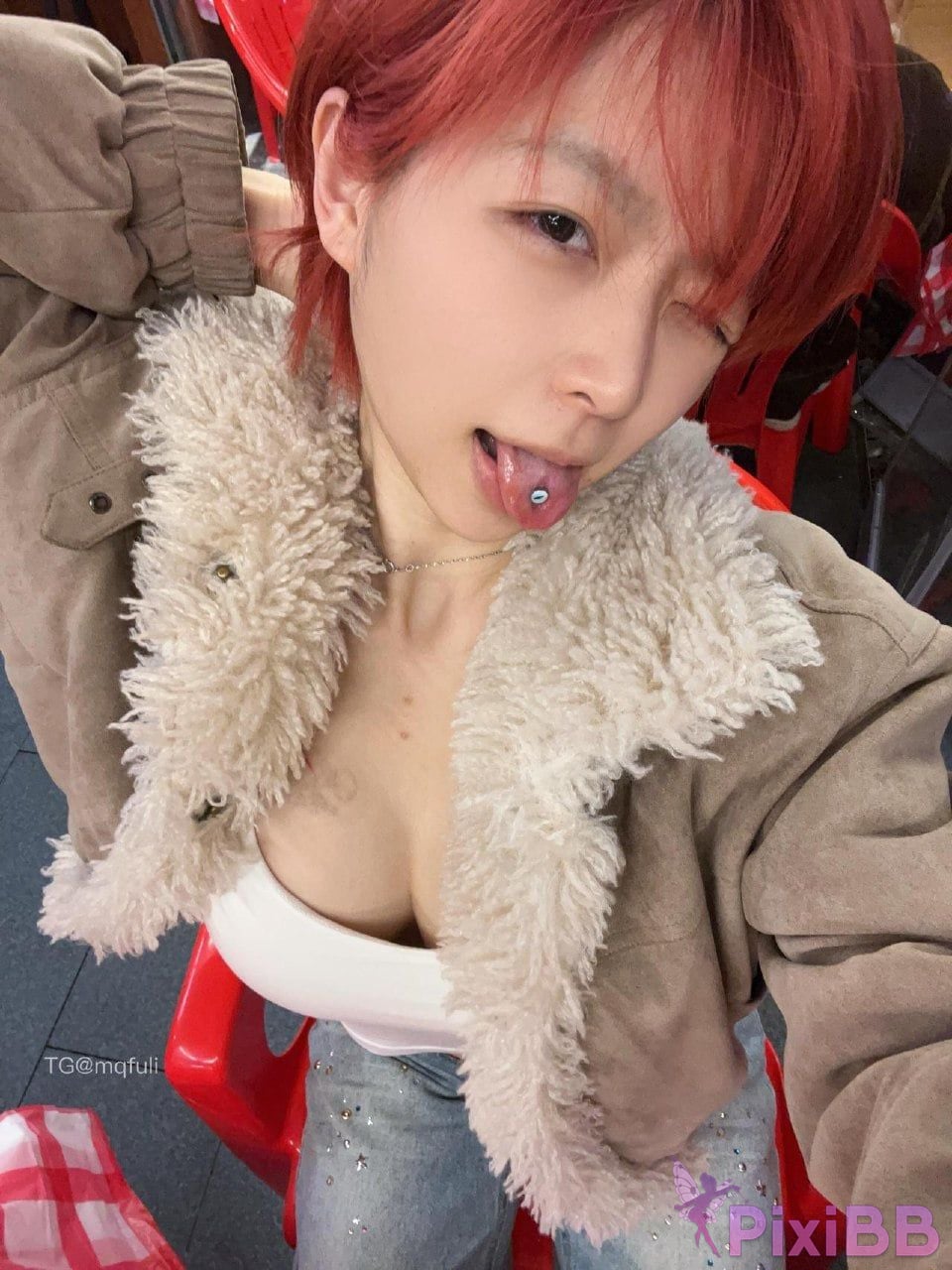OtherXXX The cat with short hair big girl Douyin royal sister A collection of best body views PixiBB.COM 037
