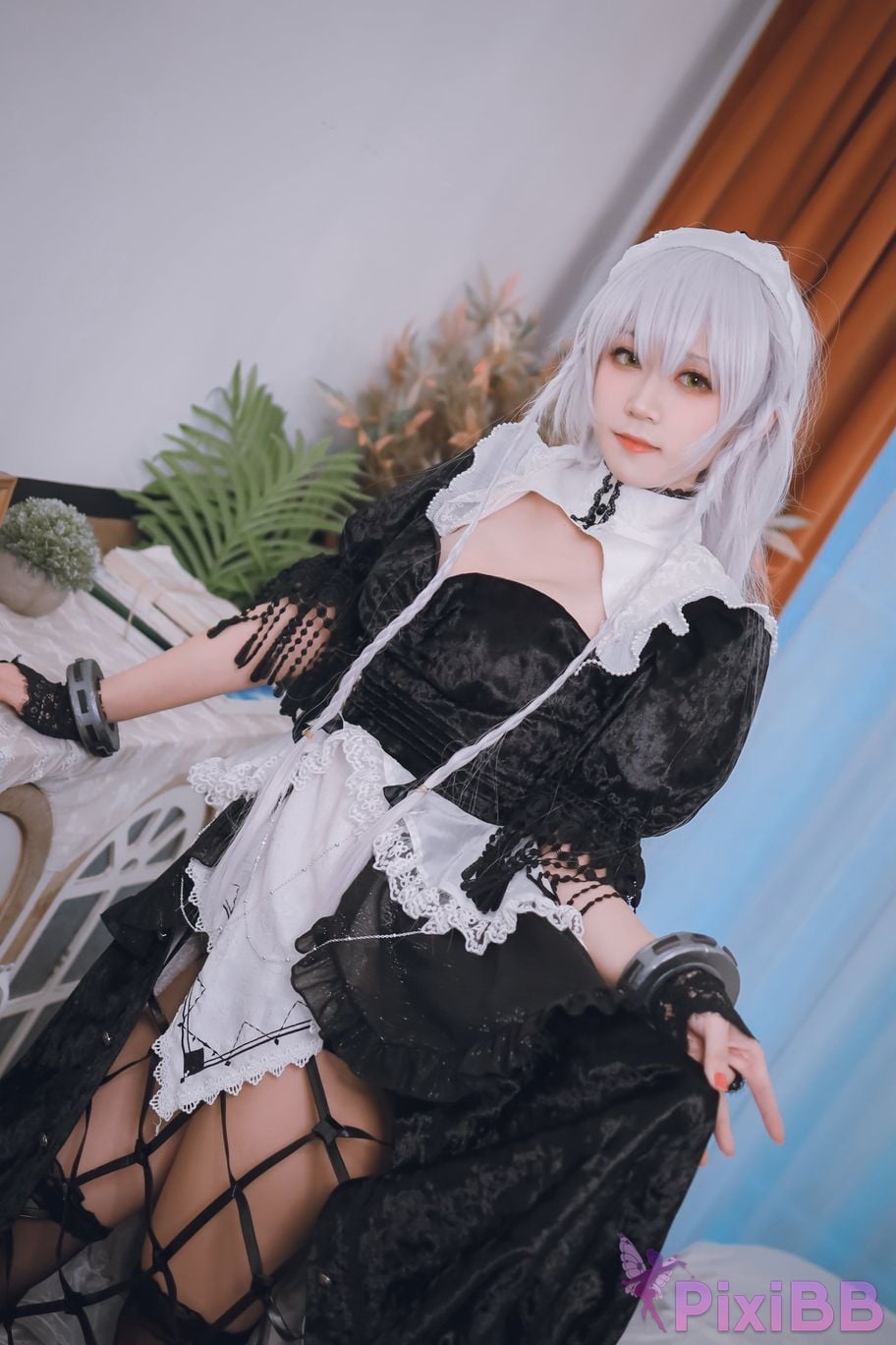 Cosplay The years are constantly passing w Azur Blue Route Hermin PixiBB.COM 005