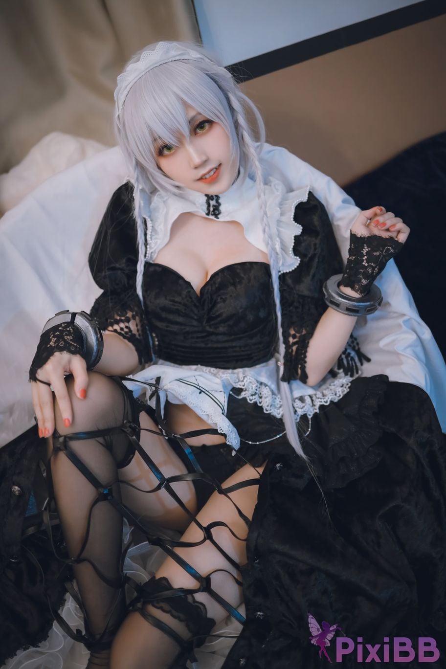 Cosplay The years are constantly passing w Azur Blue Route Hermin PixiBB.COM 028