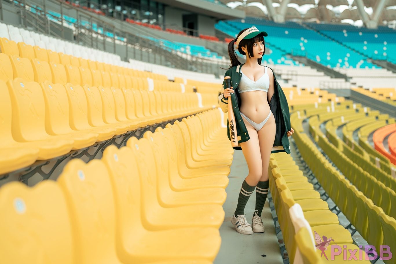 Coser chunmomo Baseball Girl PixiBB.COM 013