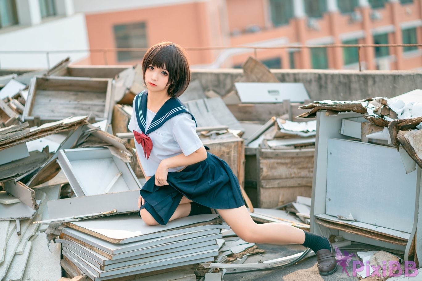 Coser chunmomo chunmomo Vol.035 JK PixiBB.COM 007