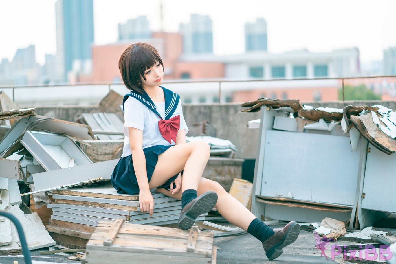 Coser chunmomo chunmomo Vol.035 JK PixiBB.COM 009
