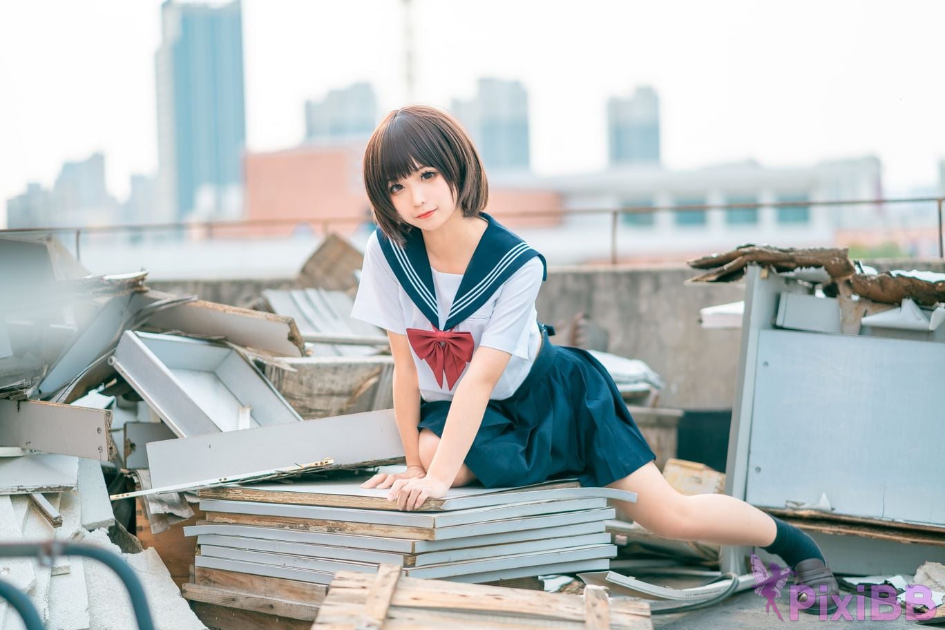 Coser chunmomo chunmomo Vol.035 JK PixiBB.COM 014