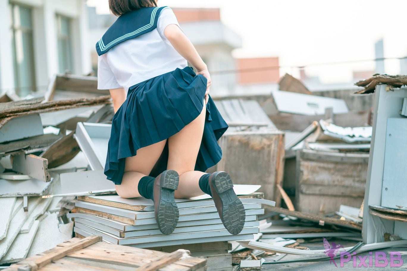 Coser chunmomo chunmomo Vol.035 JK PixiBB.COM 016
