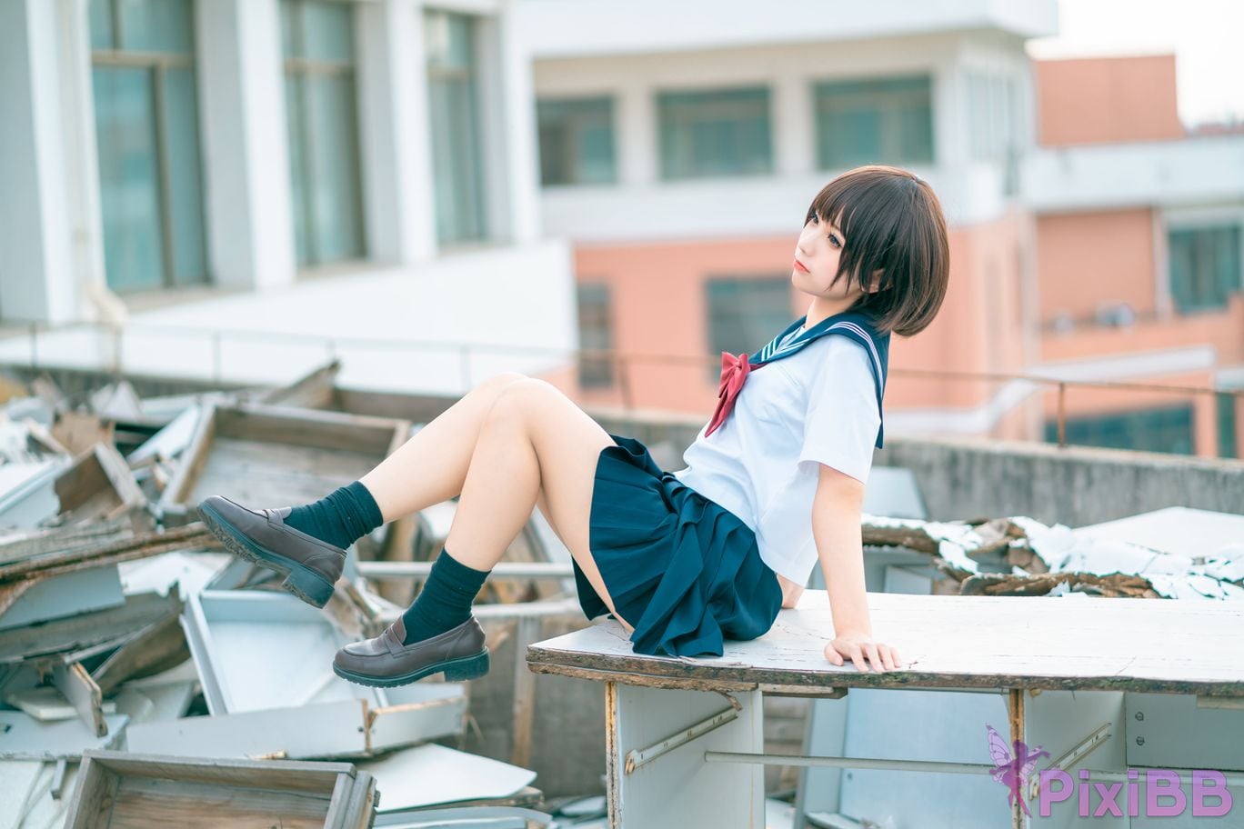 Coser chunmomo chunmomo Vol.035 JK PixiBB.COM 034