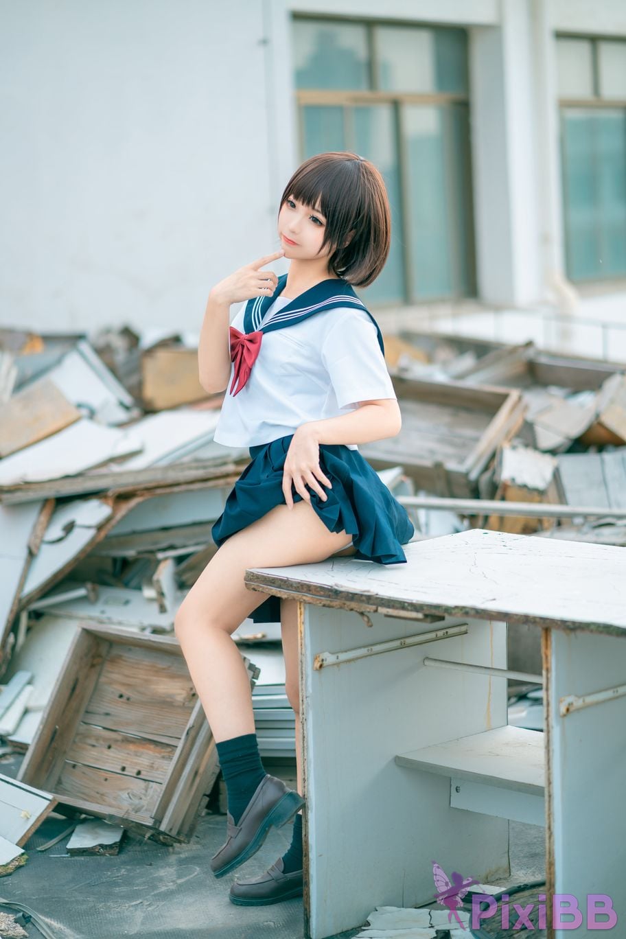 Coser chunmomo chunmomo Vol.035 JK PixiBB.COM 037