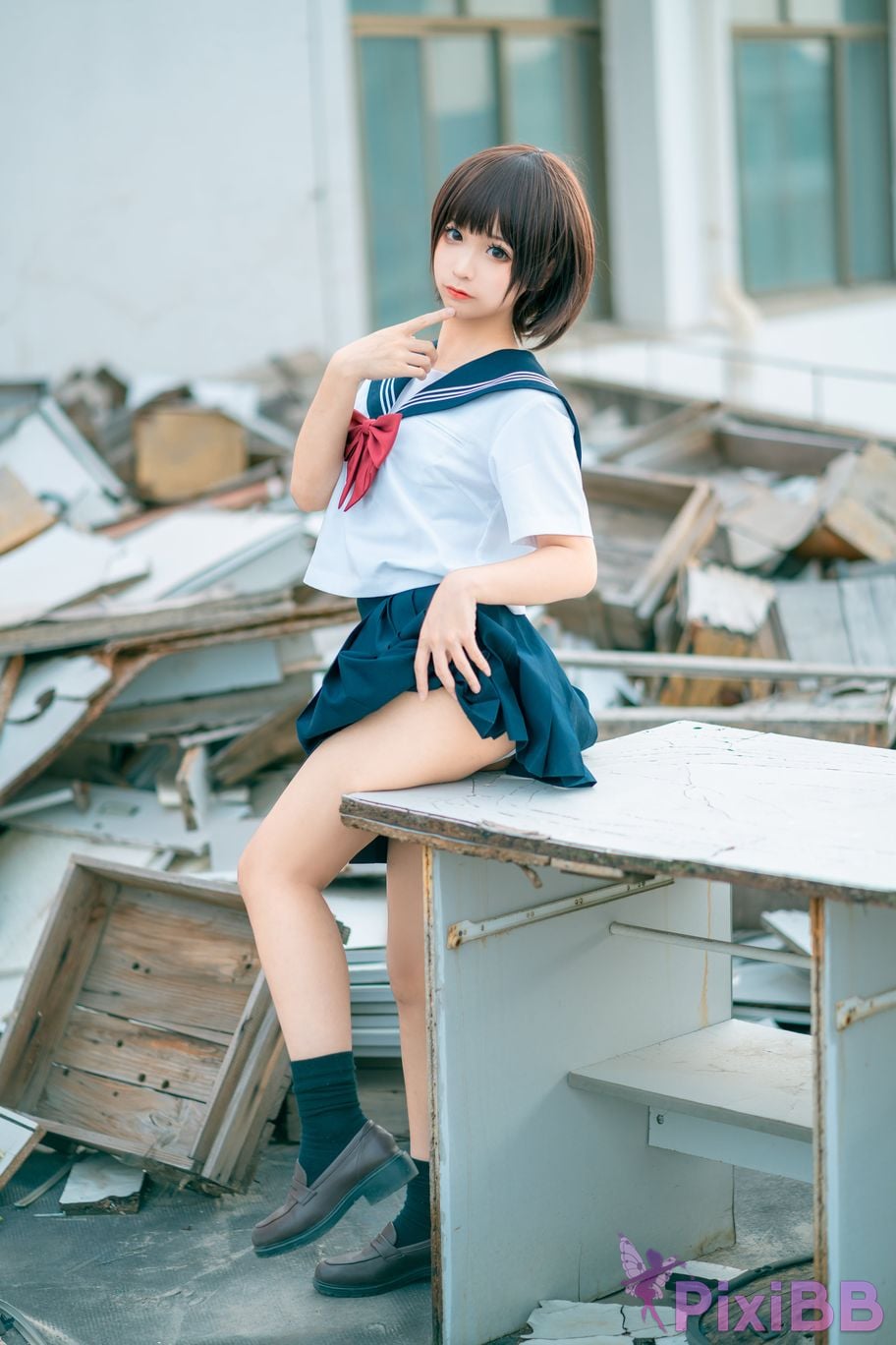Coser chunmomo chunmomo Vol.035 JK PixiBB.COM 040