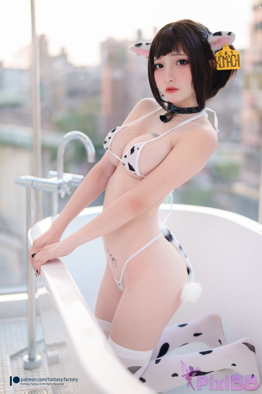 Fantasy Factory Xiao Ding Cosplay photograph Milk Bath PixiBB.COM 001