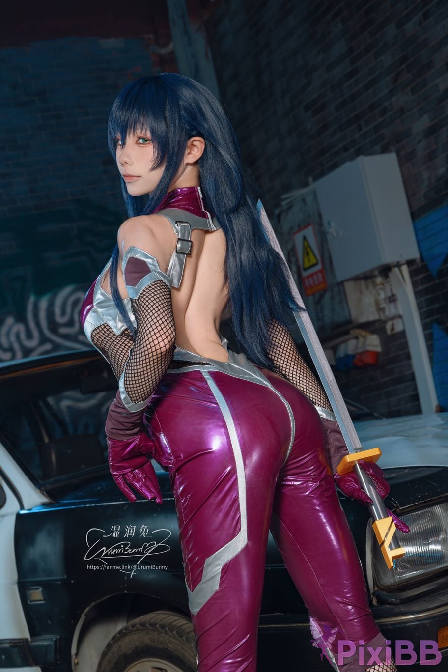 Cosplayer Sticky Dumpling Rabbit 2026 Year 09 monthly subscription Demon ninja Igawa Asaki PixiBB.COM 002