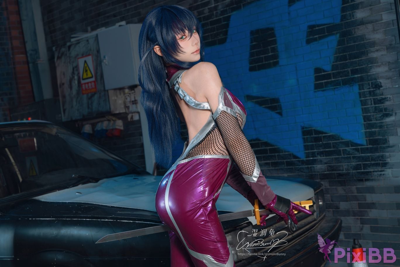 Cosplayer Sticky Dumpling Rabbit 2026 Year 09 monthly subscription Demon ninja Igawa Asaki PixiBB.COM 013