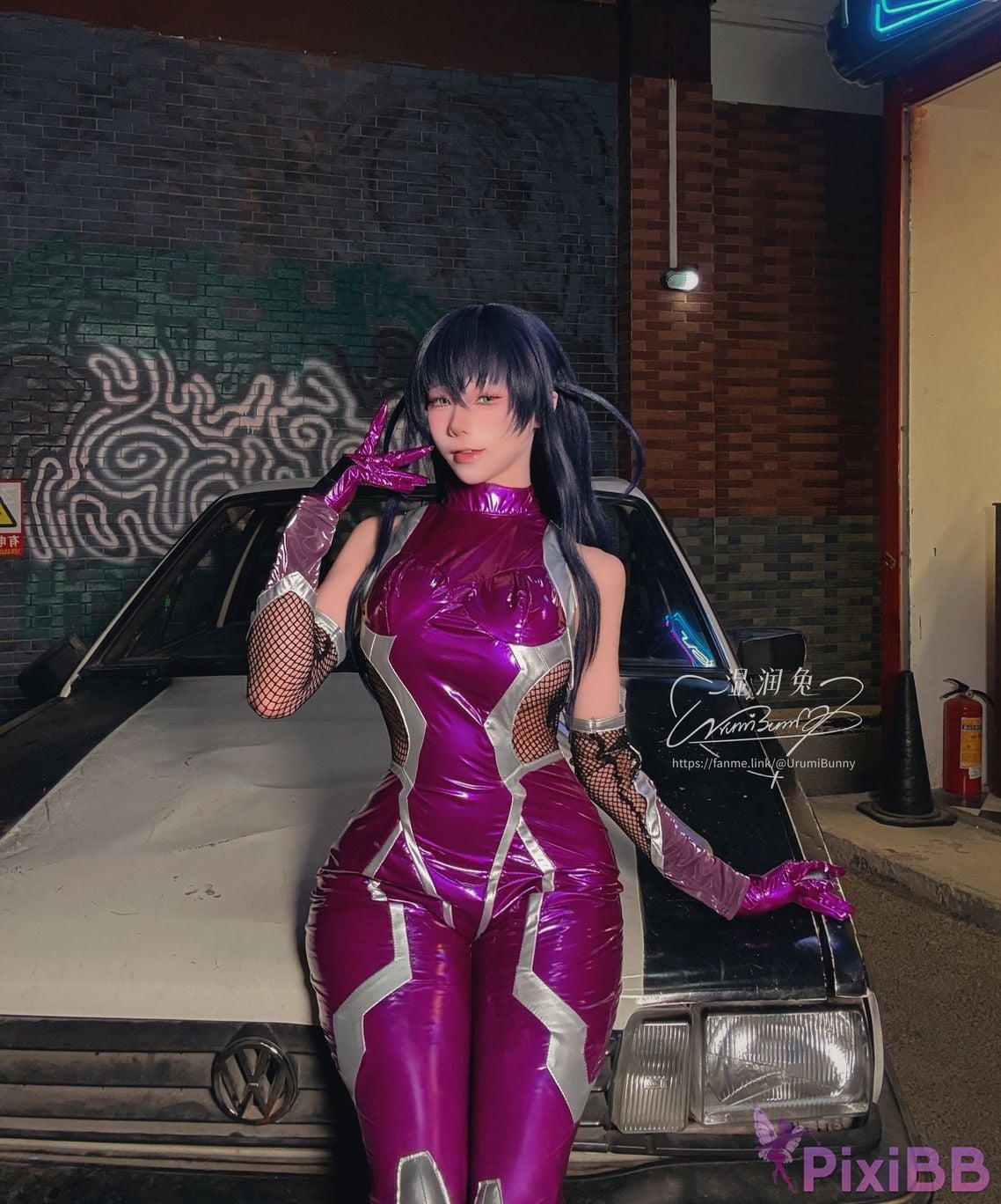 Cosplayer Sticky Dumpling Rabbit 2026 Year 09 monthly subscription Demon ninja Igawa Asaki PixiBB.COM 033