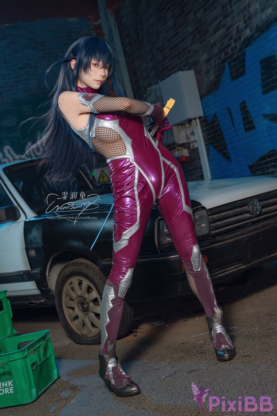 Cosplayer Sticky Dumpling Rabbit 2026 Year 09 monthly subscription Demon ninja Igawa Asaki PixiBB.COM 037