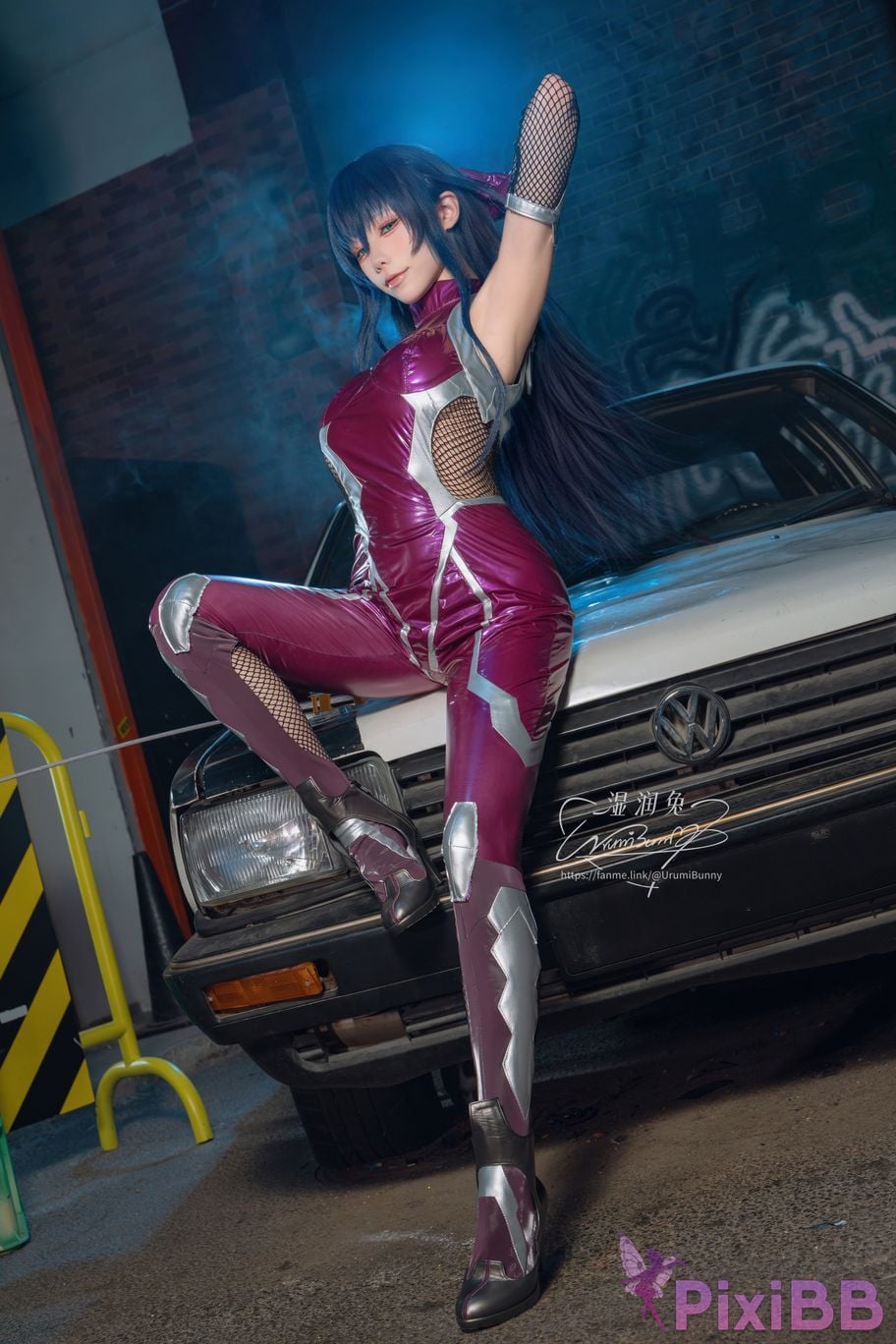 Cosplayer Sticky Dumpling Rabbit 2026 Year 09 monthly subscription Demon ninja Igawa Asaki PixiBB.COM 039