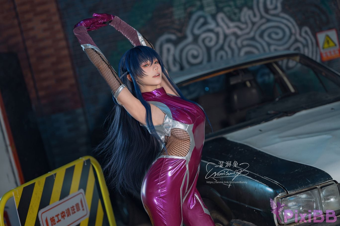 Cosplayer Sticky Dumpling Rabbit 2026 Year 09 monthly subscription Demon ninja Igawa Asaki PixiBB.COM 042