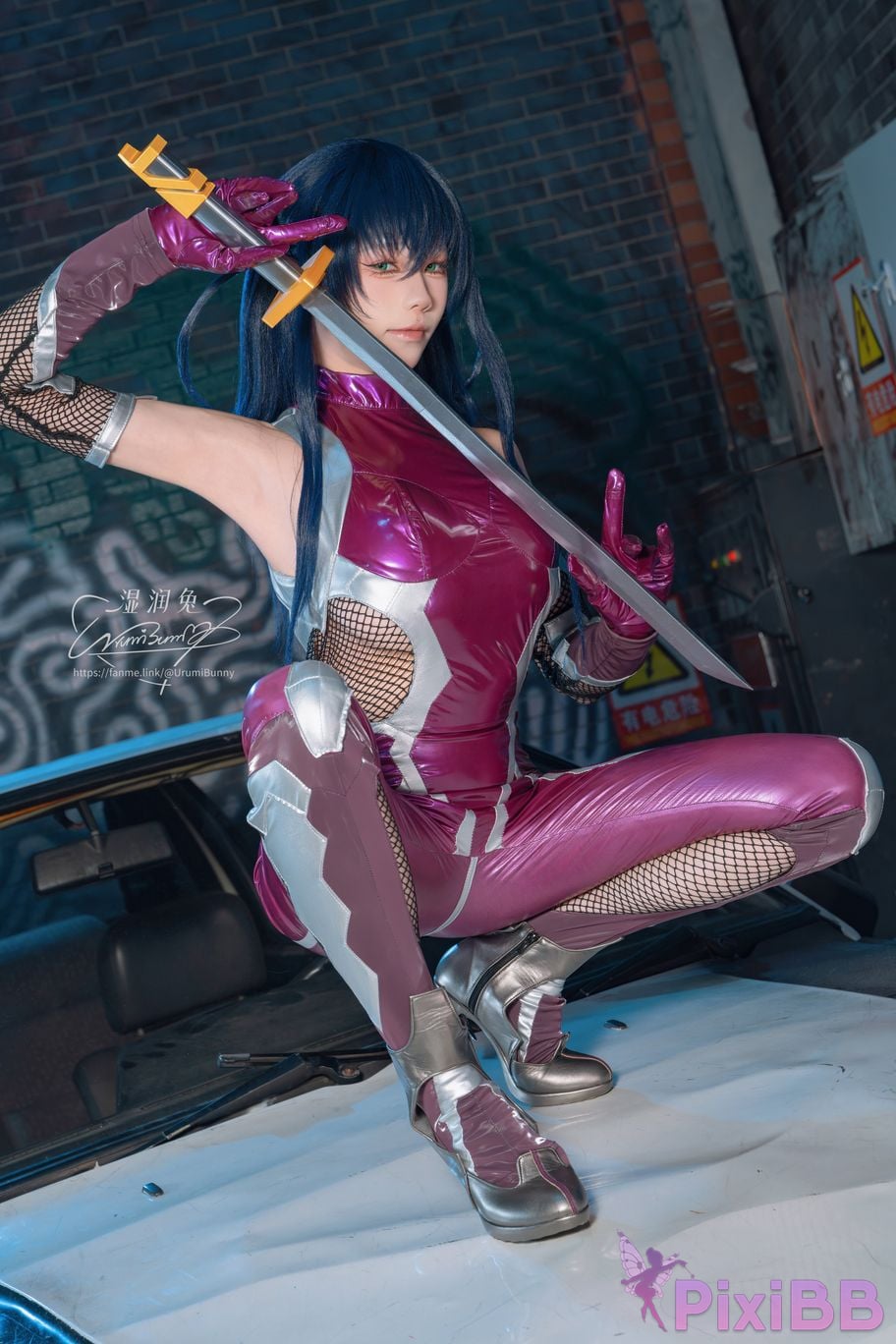 Cosplayer Sticky Dumpling Rabbit 2026 Year 09 monthly subscription Demon ninja Igawa Asaki PixiBB.COM 044