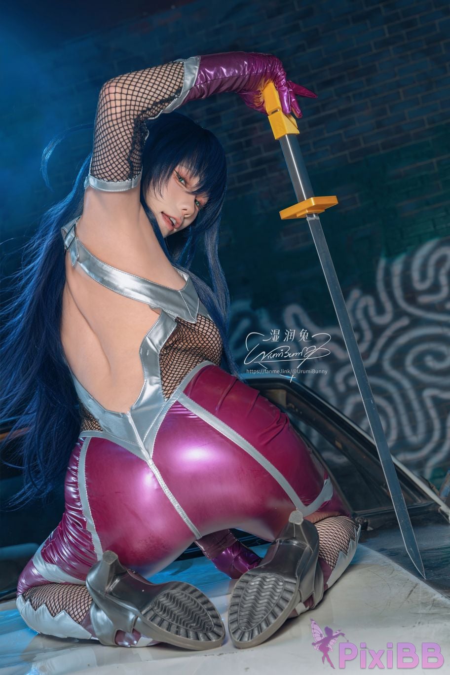 Cosplayer Sticky Dumpling Rabbit 2026 Year 09 monthly subscription Demon ninja Igawa Asaki PixiBB.COM 047
