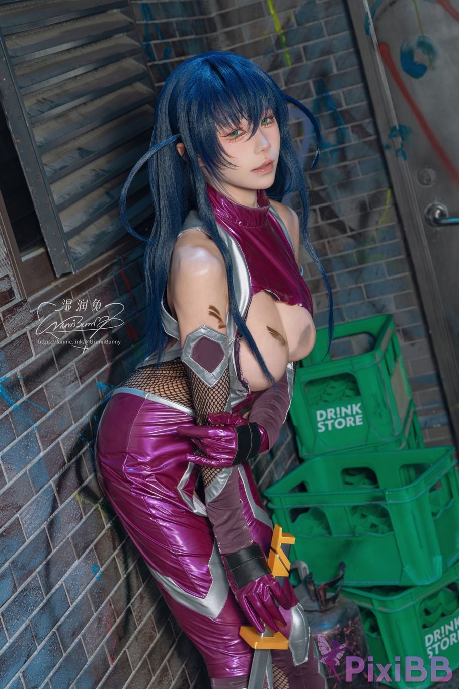Cosplayer Sticky Dumpling Rabbit 2026 Year 09 monthly subscription Demon ninja Igawa Asaki PixiBB.COM 055