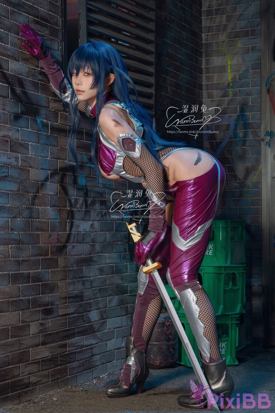 Cosplayer Sticky Dumpling Rabbit 2026 Year 09 monthly subscription Demon ninja Igawa Asaki PixiBB.COM 056