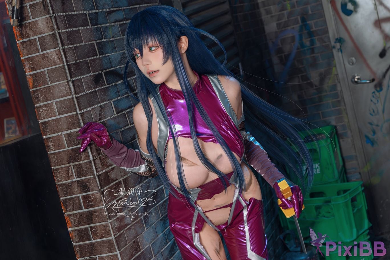 Cosplayer Sticky Dumpling Rabbit 2026 Year 09 monthly subscription Demon ninja Igawa Asaki PixiBB.COM 057