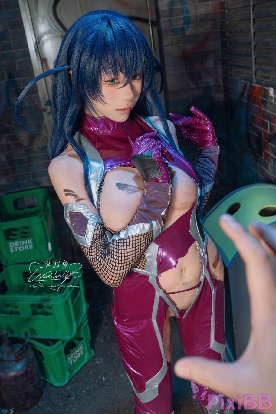 Cosplayer Sticky Dumpling Rabbit 2026 Year 09 monthly subscription Demon ninja Igawa Asaki PixiBB.COM 059