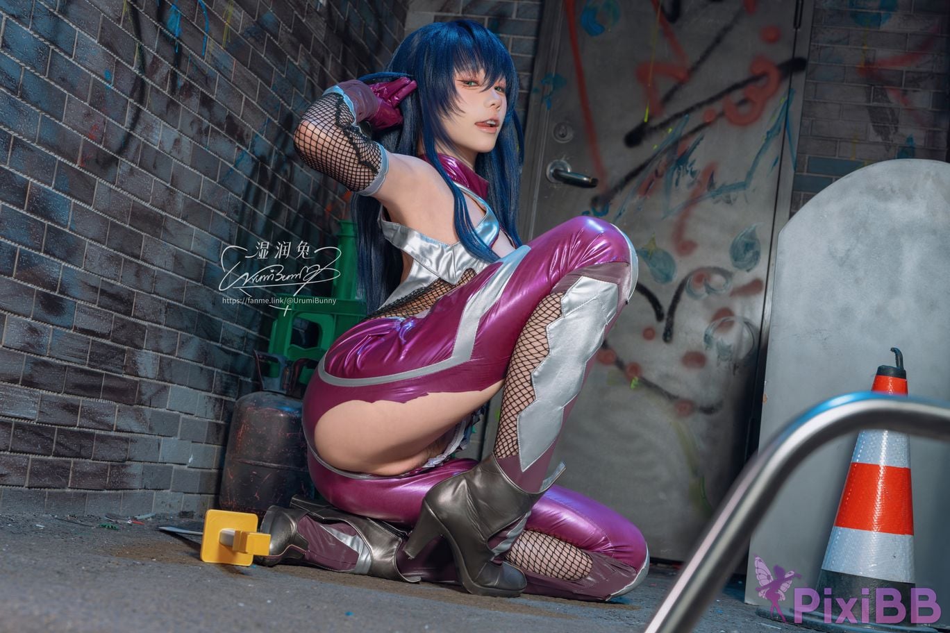 Cosplayer Sticky Dumpling Rabbit 2026 Year 09 monthly subscription Demon ninja Igawa Asaki PixiBB.COM 069