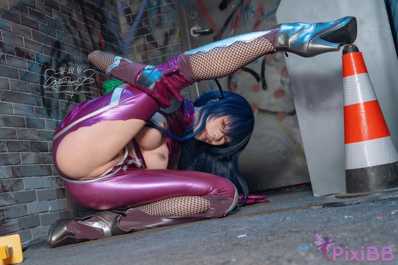 Cosplayer Sticky Dumpling Rabbit 2026 Year 09 monthly subscription Demon ninja Igawa Asaki PixiBB.COM 070
