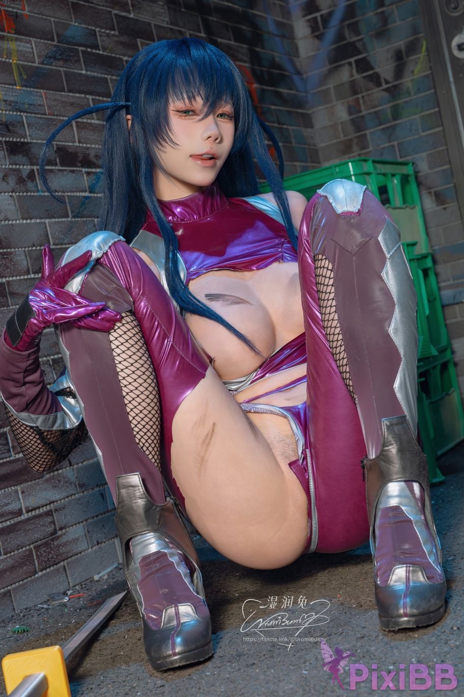 Cosplayer Sticky Dumpling Rabbit 2026 Year 09 monthly subscription Demon ninja Igawa Asaki PixiBB.COM 072