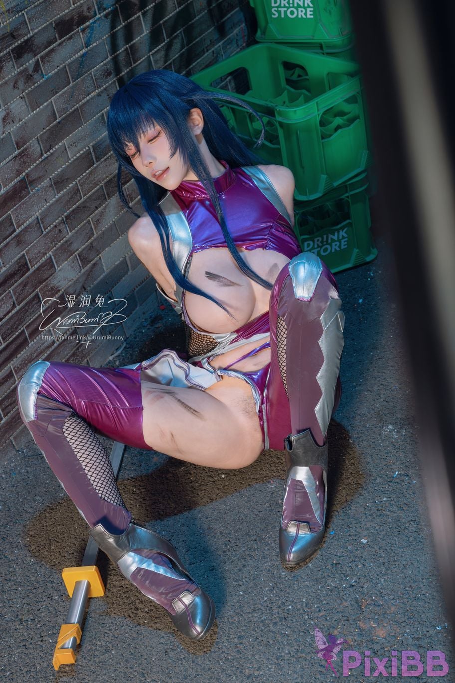 Cosplayer Sticky Dumpling Rabbit 2026 Year 09 monthly subscription Demon ninja Igawa Asaki PixiBB.COM 073