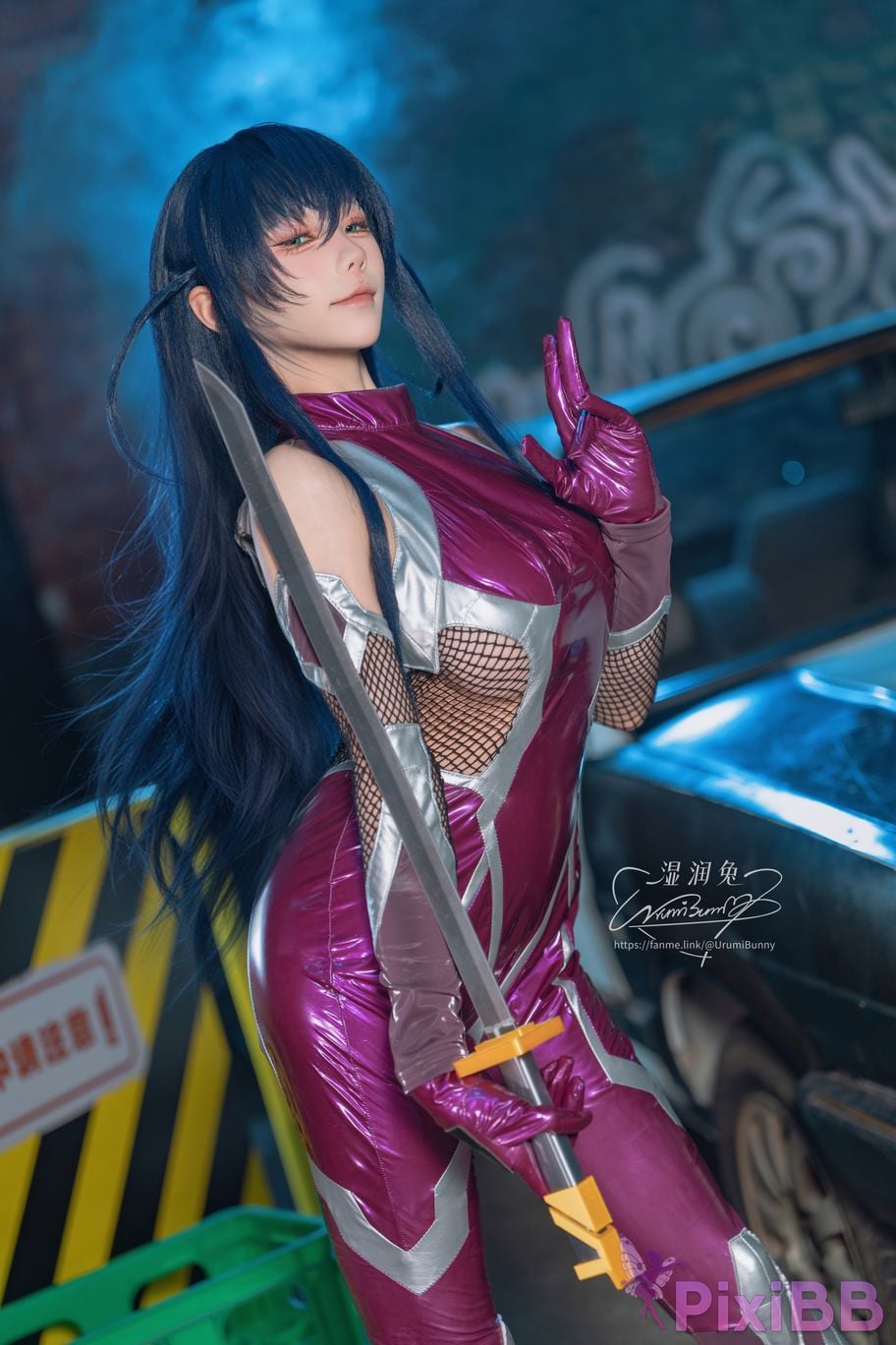 Cosplayer Sticky Dumpling Rabbit 2026 Year 09 monthly subscription Demon ninja Igawa Asaki PixiBB.COM 075