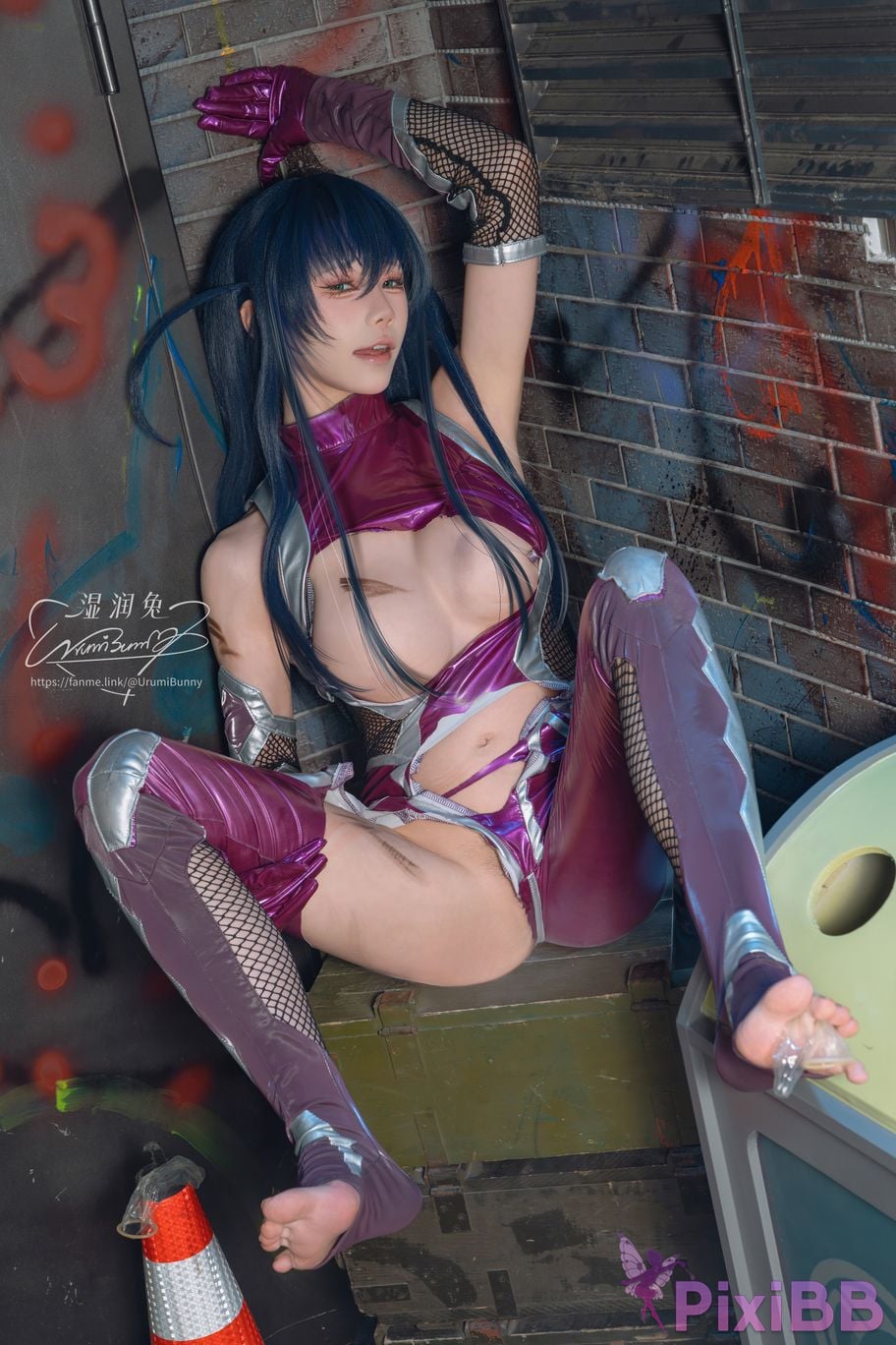Cosplayer Sticky Dumpling Rabbit 2026 Year 09 monthly subscription Demon ninja Igawa Asaki PixiBB.COM 076