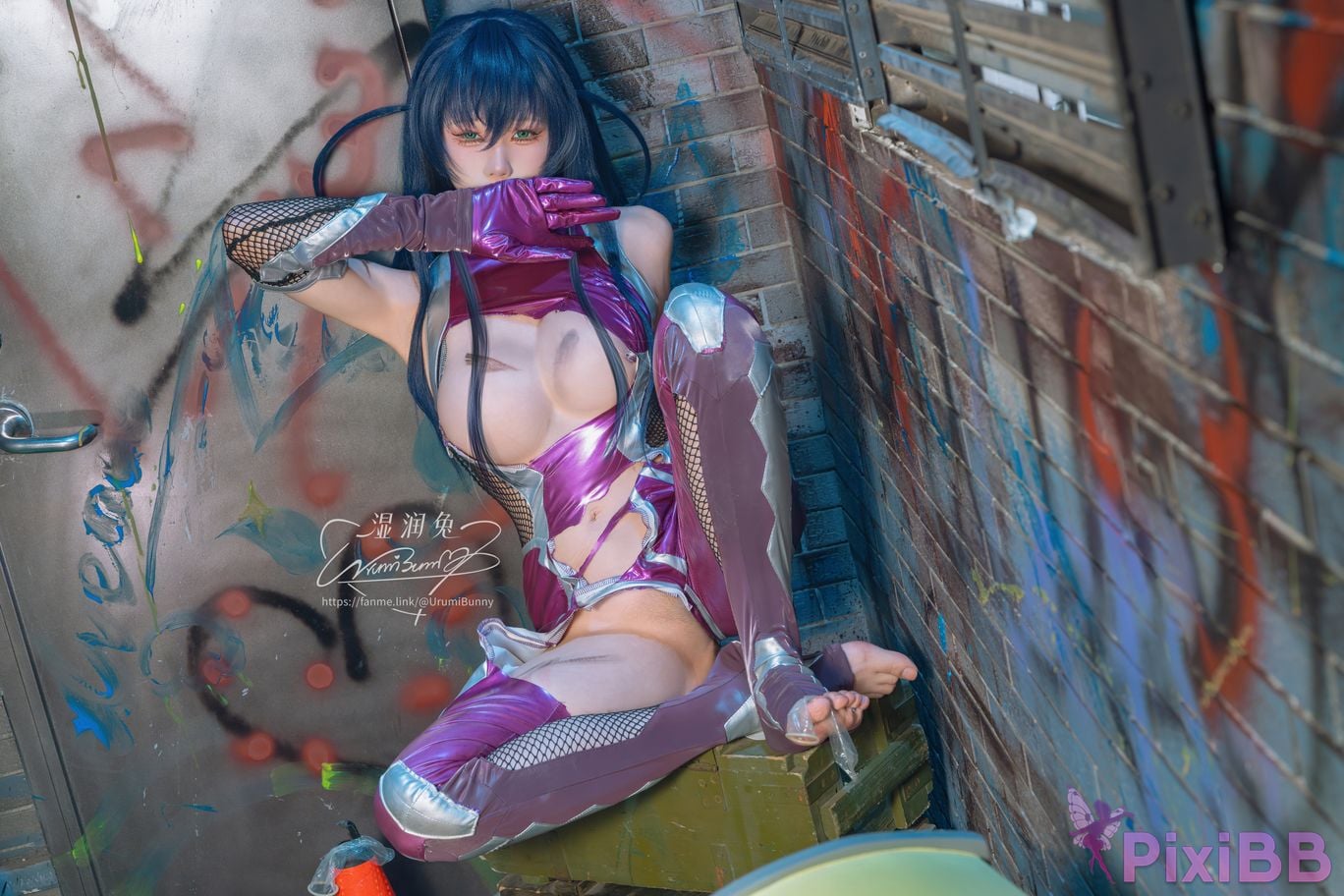 Cosplayer Sticky Dumpling Rabbit 2026 Year 09 monthly subscription Demon ninja Igawa Asaki PixiBB.COM 078