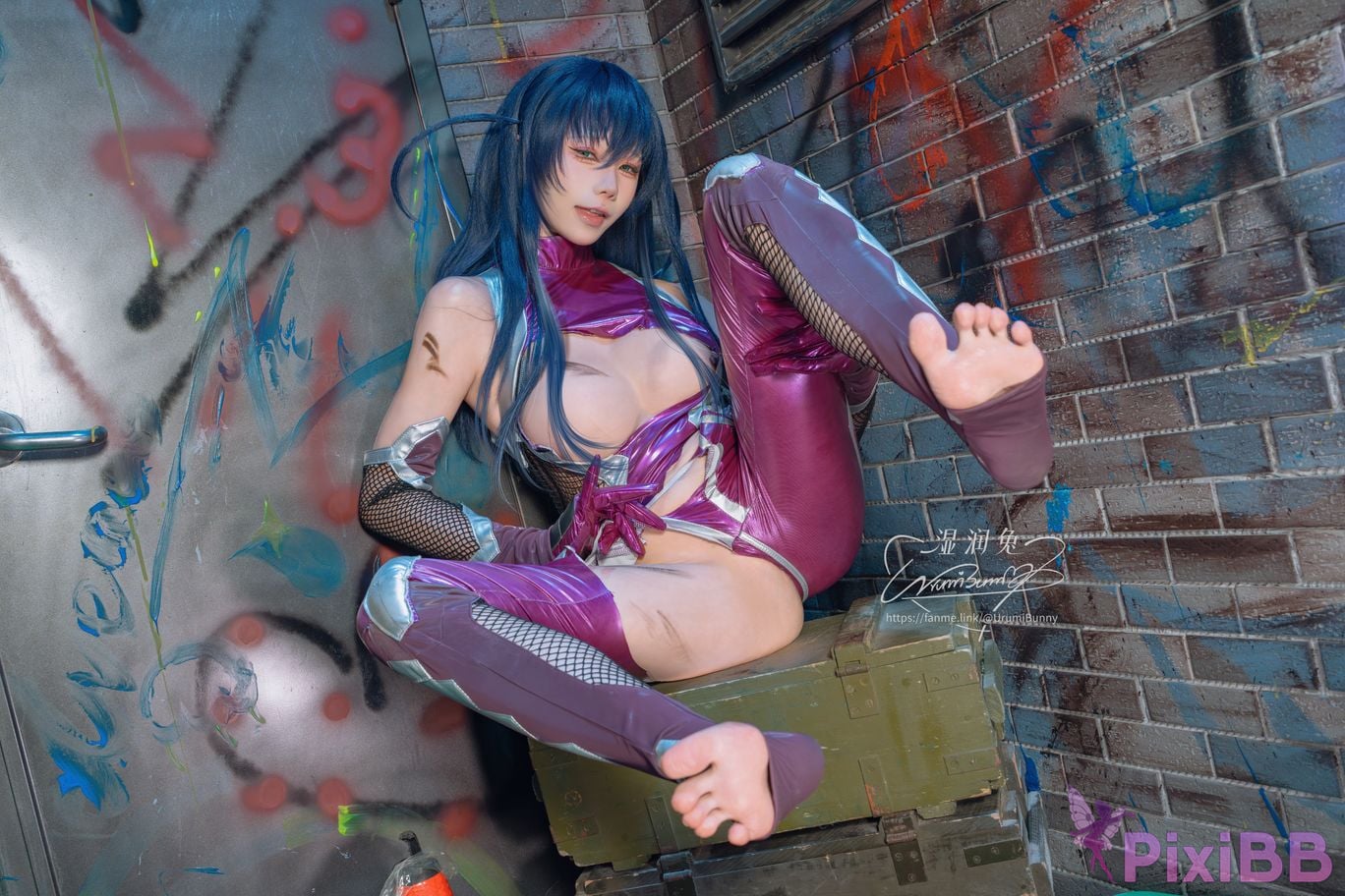 Cosplayer Sticky Dumpling Rabbit 2026 Year 09 monthly subscription Demon ninja Igawa Asaki PixiBB.COM 079
