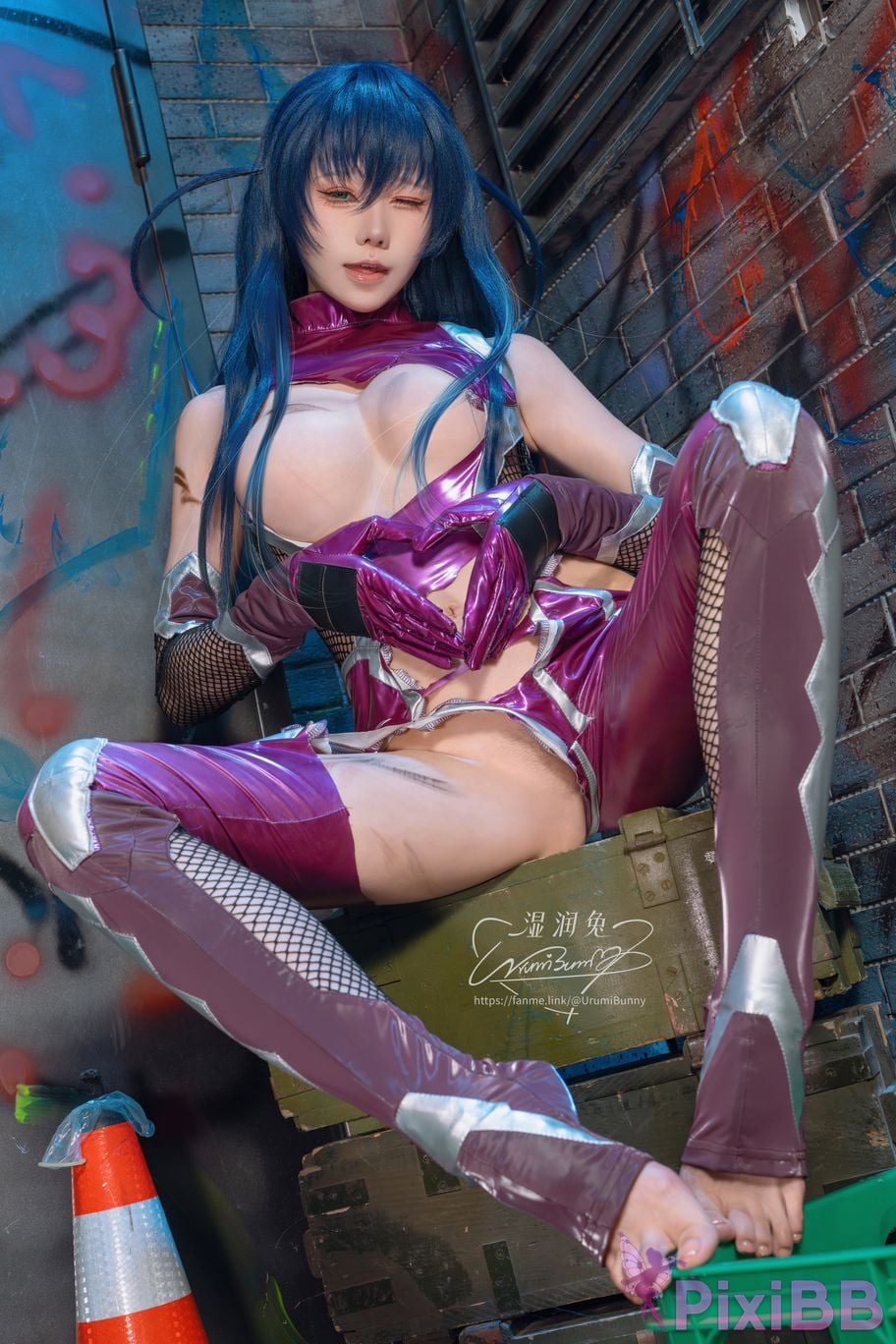 Cosplayer Sticky Dumpling Rabbit 2026 Year 09 monthly subscription Demon ninja Igawa Asaki PixiBB.COM 080