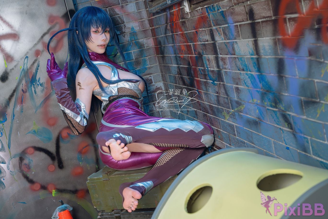 Cosplayer Sticky Dumpling Rabbit 2026 Year 09 monthly subscription Demon ninja Igawa Asaki PixiBB.COM 082
